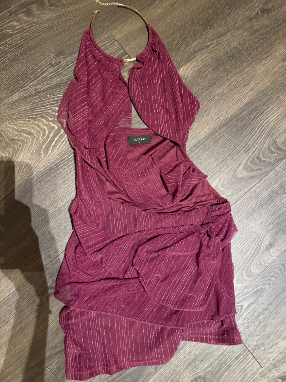 Cutout Mini Dress (Outcast) - Picture 3 of 3